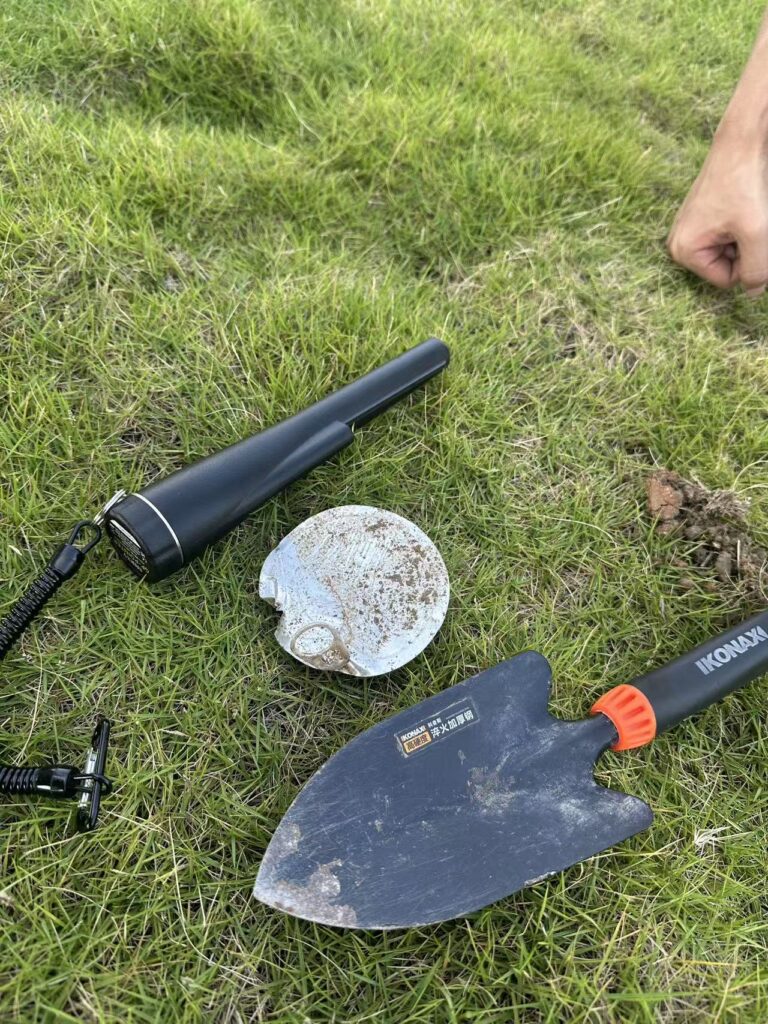 The items retrieved during the test of the new chassis